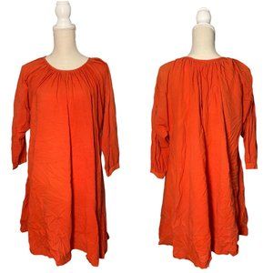 AISH Anara Tarun Dress O/S orange FLAWED missing belt - a couple marks